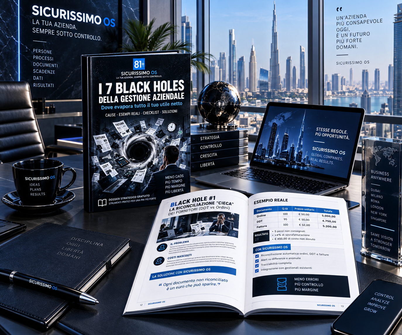 Dossier Strategico I 7 Black Holes della Gestione Aziendale — SICURISSIMO OS