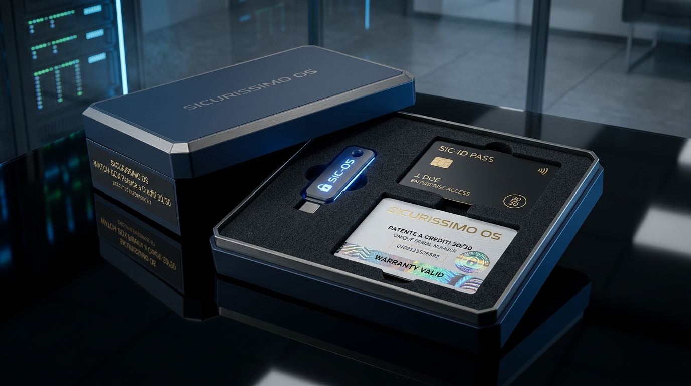 Blockchain+ SHA-256 e Patente a Crediti Mockup